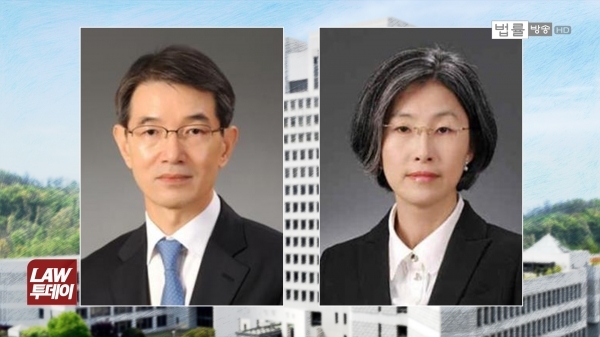 안철상(왼쪽), 민유숙 대법관 후보자. /법률방송