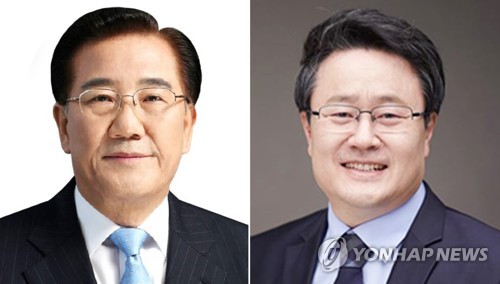 박준영(왼쪽) 의원과 송기석 의원. /연합뉴스