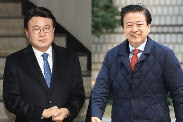 더불어민주당 황운하(왼쪽)·노웅래 의원(오른쪽) (사진= 연합뉴스)