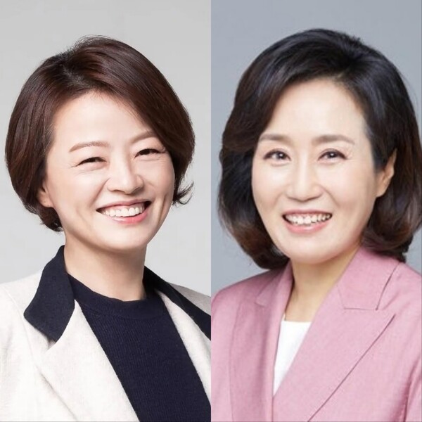 더불어민주당 진선미 의원(왼쪽)과 국민의힘 전주혜 의원 (사진=진선미 의원실, 전주혜 페이스북)