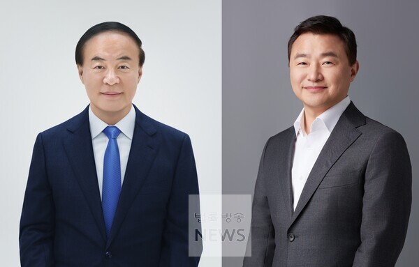 삼성전자 전영현 DS 부문장(부회장)과 노태문 DX 부문장(사장) /삼성전자 